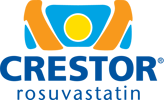 Crestor rosuvastatin Logo Stacked